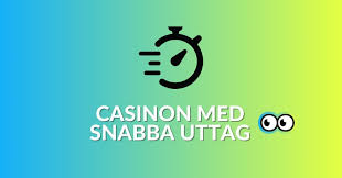 Casino med Snabb Utbetalning - Spela Tryggt och Snabbt